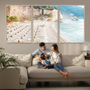 Beach Wall Art Canvas Print – Framed Coastal Seascape Summer