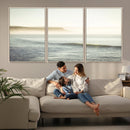Coastal Cliffs Wall Art Canvas Print – Misty Ocean Seascape