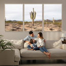 Saguaro Cactus Wall Art Canvas Print – Framed Desert