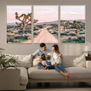 Joshua Tree Wall Art Canvas Print – Framed Desert Road Scene by MyGreatCanvas | Canvas Wall Art Prints | Photo Prints & Wall Decor