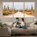 Desert Cactus Wall Art – Framed Southwestern Canvas Artwork, by MyGreatCanvas | Canvas Wall Art Prints | Photo Prints & Wall Decor