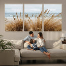 Beach Grass Wall Art – Framed Coastal Dunes Canvas Artwork, by MyGreatCanvas | Canvas Wall Art Prints | Photo Prints & Wall Decor