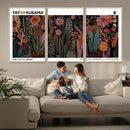 Modern Japanese Wall Art Canvas Print – Framed Abstract
