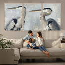 Bird Canvas Decor Wall Art Canvas Print – Framed Coastal