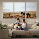 Cowboy Wall Art Canvas Print – Framed Western Rustic Ranch