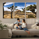 Joshua Tree Desert Wall Art Canvas Print – Framed