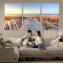 Ocean Sunset Wall Art Canvas Print – Nautical Beach