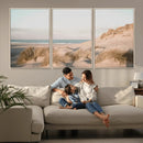 Beach Landscape Wall Art Canvas Print – Framed Sand Dune