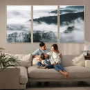 Foggy Forest Landscape Wall Art Canvas Print – Misty by MyGreatCanvas | Canvas Wall Art Prints | Photo Prints & Wall Decor
