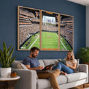 Chicago Bears Soldiers Field Wall Art Canvas Print – Framed