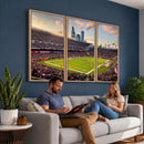 Chicago Bears Soldiers Field Wall Art Canvas Print – Framed