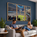 Chicago Dome Stadium Wall Art Canvas Print – Framed Modern