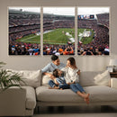 Chicago Bears Soldier Field Wall Art Canvas Print – Framed by MyGreatCanvas | Canvas Wall Art Prints | Photo Prints & Wall Decor