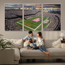 Chicago Bears Soldiers Field Wall Art Canvas Print – Framed