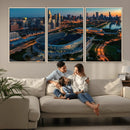 Chicago Bears Soldiers Field Wall Art Canvas Print – Framed