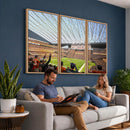 Cleveland Browns Stadium Wall Art Canvas Print – Framed NFL