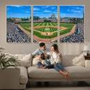 Wrigley Field Baseball Stadium Canvas Wall Art – Packed by MyGreatCanvas | Canvas Wall Art Prints | Photo Prints & Wall Decor