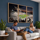 Penn State Stadium Wall Art Canvas Print – White Out
