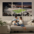 Epic Night Football Stadium Wall Art Canvas Print, Fireworks by MyGreatCanvas | Canvas Wall Art Prints | Photo Prints & Wall Decor