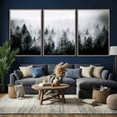 Foggy Forest Wall Art Canvas Print – Mountain Woodland by MyGreatCanvas | Canvas Wall Art Prints | Photo Prints & Wall Decor