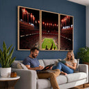 Tennessee Neyland Stadium Wall Art, Sports Arena Canvas