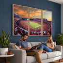Dooley Stadium Wall Art, Sports Arena Canvas Print, Dooley