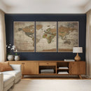 World Map Canvas Print – Framed Travel Map Wall Art for by MyGreatCanvas | Canvas Wall Art Prints | Photo Prints & Wall Decor