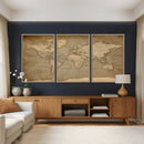 World Map Canvas Print – Framed Travel Map Wall Art for by MyGreatCanvas | Canvas Wall Art Prints | Photo Prints & Wall Decor