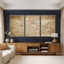 Colorful Watercolor World Map Canvas Wall Art – Framed by MyGreatCanvas | Canvas Wall Art Prints | Photo Prints & Wall Decor