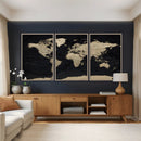 World Map Wall Art Print – Detailed Map of the World Wall by MyGreatCanvas | Canvas Wall Art Prints | Photo Prints & Wall Decor