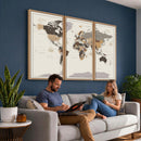 World Map Wall Art Print