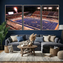 Boise State Stadium Large Wall Art Canvas Print for Living by MyGreatCanvas | Canvas Wall Art Prints | Photo Prints & Wall Decor