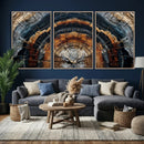 Abstract Wood Grain Canvas Print, Tree Ring Pattern Wall by MyGreatCanvas | Canvas Wall Art Prints | Photo Prints & Wall Decor