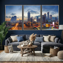 Atlanta Skyline Wall Art Canvas Print, Atlanta Downtown by MyGreatCanvas | Canvas Wall Art Prints | Photo Prints & Wall Decor