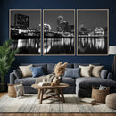 Austin Skyline Wall Art Canvas Print, Austin Downtown Night by MyGreatCanvas | Canvas Wall Art Prints | Photo Prints & Wall Decor