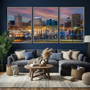 Baltimore Skyline Wall Art Canvas Print, Baltimore Downtown by MyGreatCanvas | Canvas Wall Art Prints | Photo Prints & Wall Decor