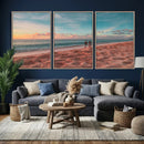 Pastel Beach Wall Art Canvas Print – Soft Coastal by MyGreatCanvas | Canvas Wall Art Prints | Photo Prints & Wall Decor