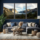 Yosemite Valley Mountain Wall Art Canvas Print, Granite by MyGreatCanvas | Canvas Wall Art Prints | Photo Prints & Wall Decor