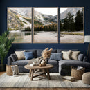 Lake Braies Alpine Landscape Wall Art Canvas Print, by MyGreatCanvas | Canvas Wall Art Prints | Photo Prints & Wall Decor