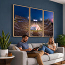 Oklahoma Sooners Memorial Stadium Wall Art Canvas Print,