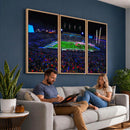 Ole Miss Rebels Vaught Hemingway Stadium Wall Art Canvas