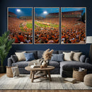 Clemson Tigers Memorial Stadium Wall Art Canvas Print by MyGreatCanvas | Canvas Wall Art Prints | Photo Prints & Wall Decor