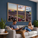 Donald W. Reynolds Razorback Stadium Wall Art Canvas Print –