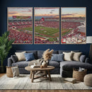 Donald W. Reynolds Razorback Stadium Wall Art Canvas Print – by MyGreatCanvas | Canvas Wall Art Prints | Photo Prints & Wall Decor