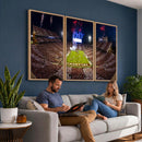 Oklahoma Memorial Stadium Wall Art Canvas Print – Oklahoma