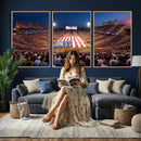 Oklahoma Memorial Stadium Wall Art Canvas Print – Oklahoma