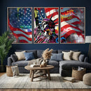 USA Statue of Liberty Graffiti Street Art Wall Art Canvas by MyGreatCanvas | Canvas Wall Art Prints | Photo Prints & Wall Decor