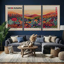 Yayoi Kusama Colorful Landscape Wall Art Canvas Print – by MyGreatCanvas | Canvas Wall Art Prints | Photo Prints & Wall Decor