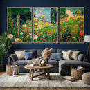 Gustav Klimt Boho Mountain Landscape Large Wall Art, by MyGreatCanvas | Canvas Wall Art Prints | Photo Prints & Wall Decor