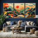 Yayoi Kusama Boho Mountain Landscape Large Wall Art, by MyGreatCanvas | Canvas Wall Art Prints | Photo Prints & Wall Decor